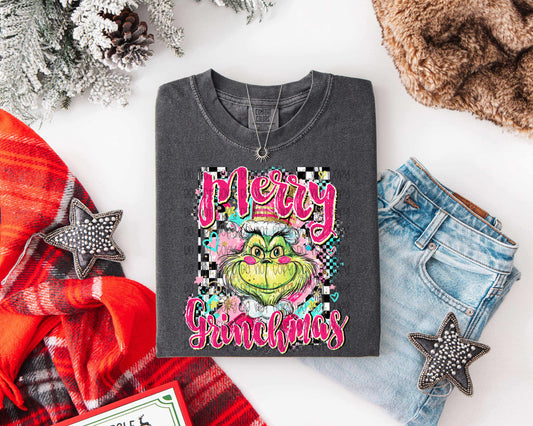 Merry Grinchmas DTF Prints