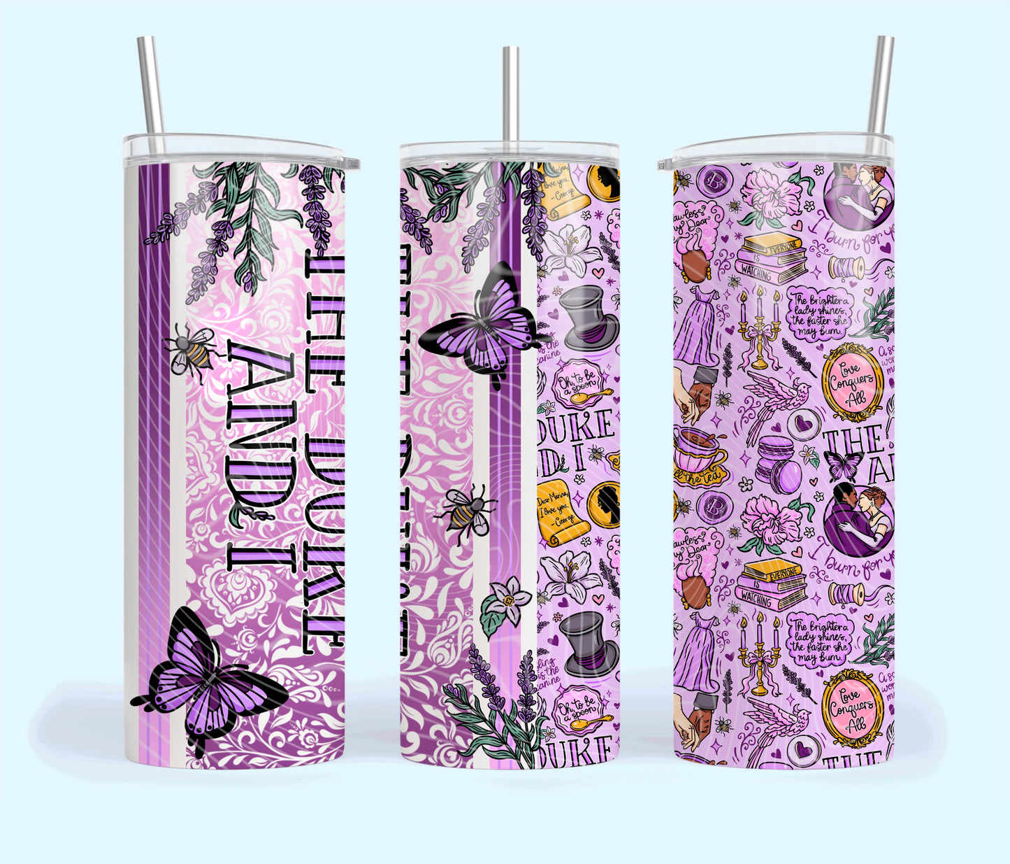 The Duke and I Tumbler Wrap
