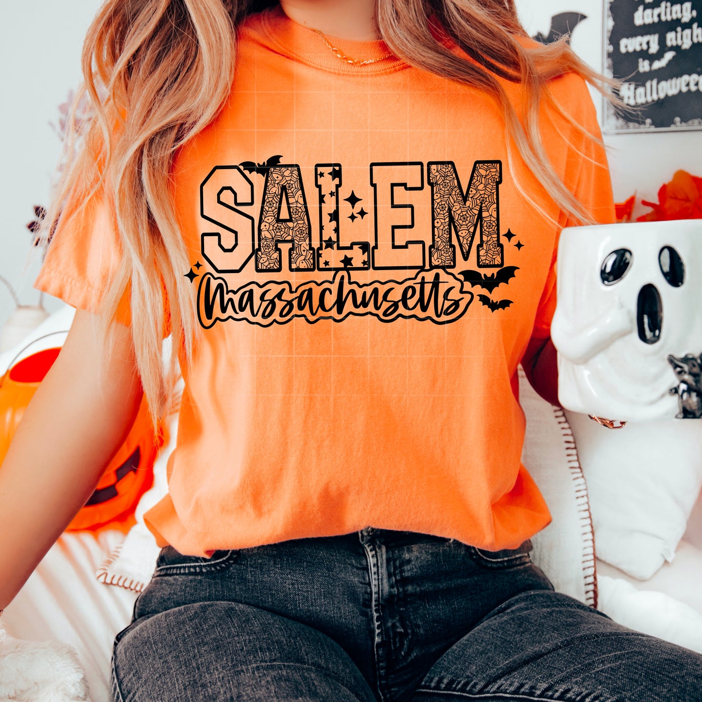 Salem (Single Color) DTF Prints