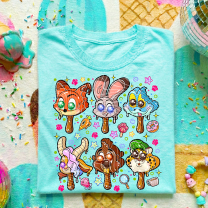 Zootopia Ice Cream DTF Print