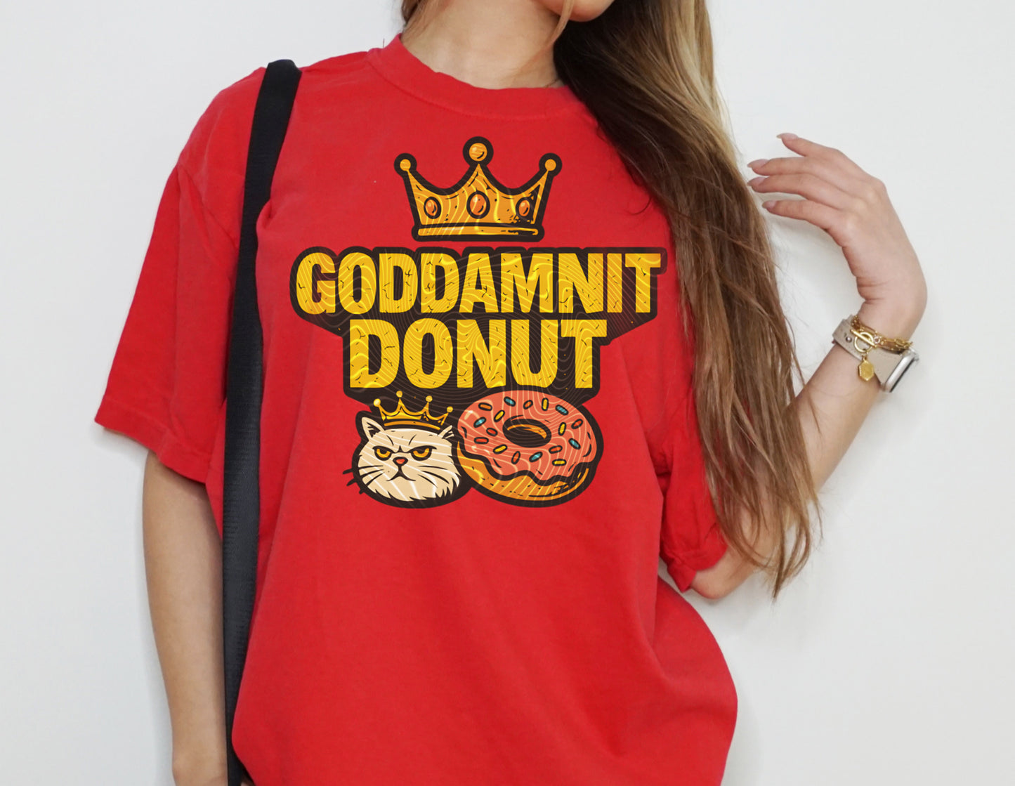 GodDamnit Donut DTF Print