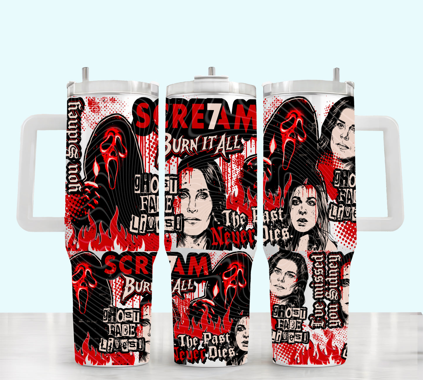 Scream 7 40 oz Tumbler Print