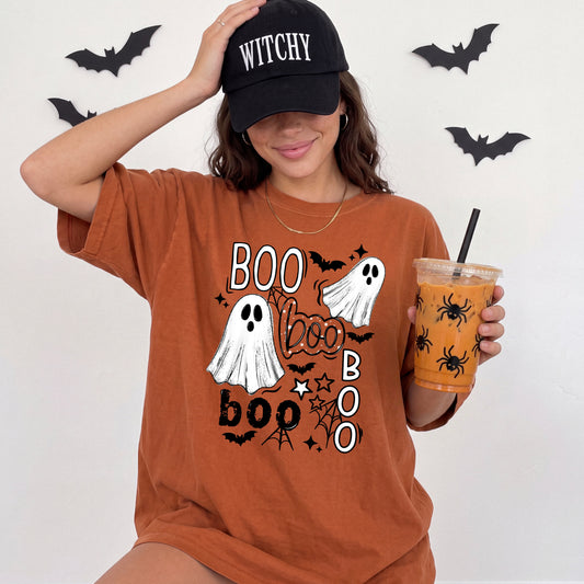 Boo Collage DTF Print