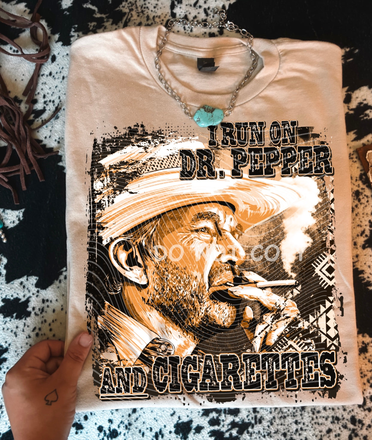 I Run On Dr Pepper & Cigarettes DTF Prints