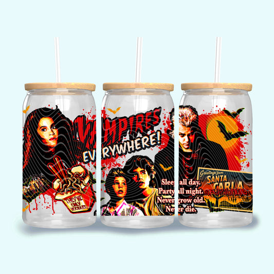 Vampires Everywhere 16 oz Glass Wraps