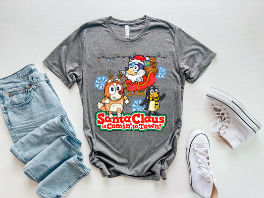 Santa Claus Is Coming To Town DTF Prints