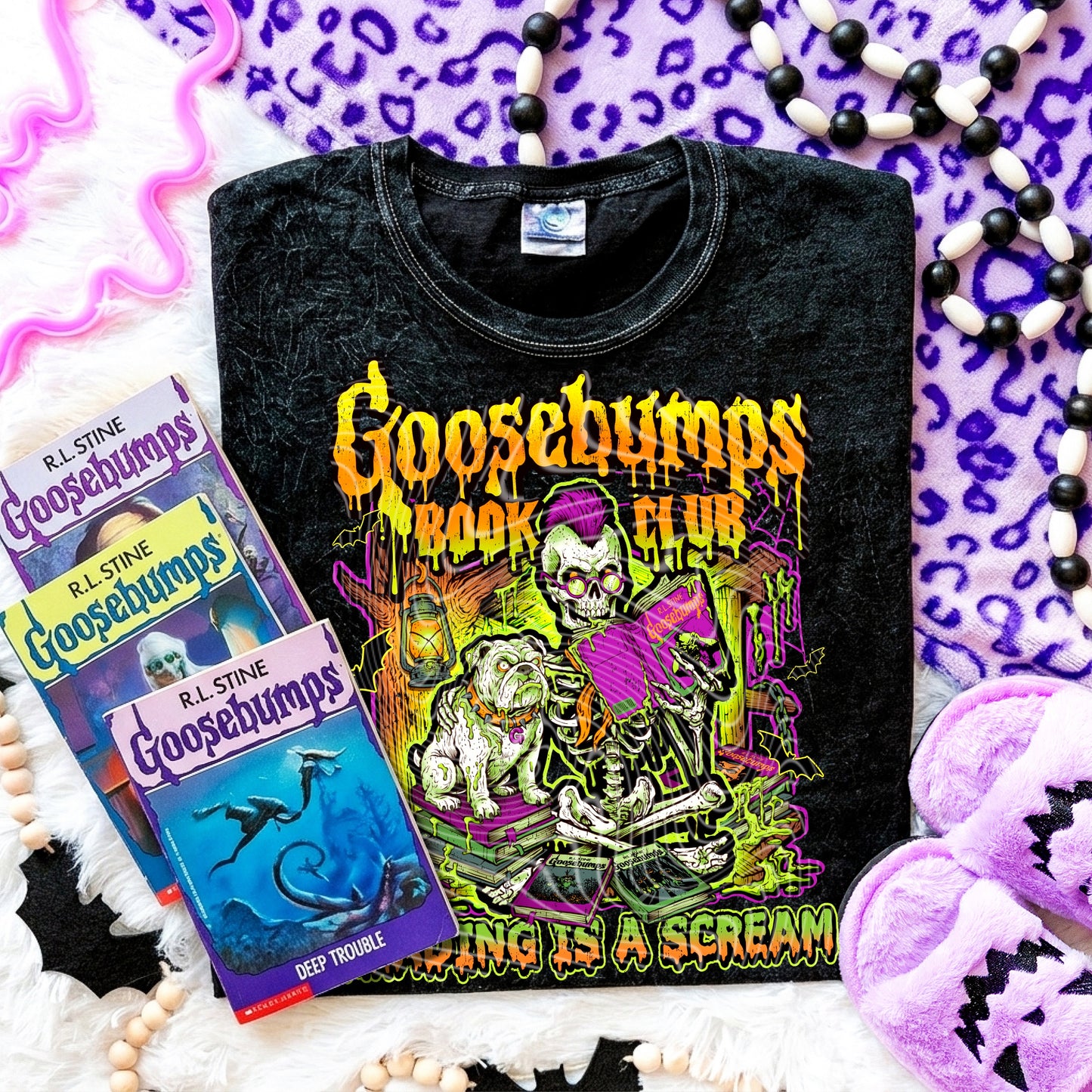 Goosebumps Book Club DTF Print