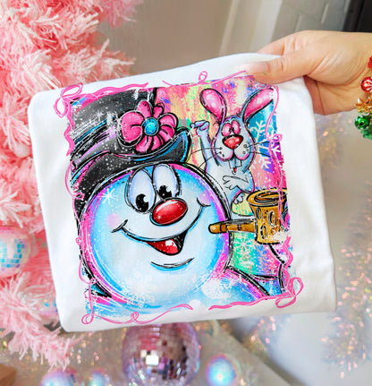 Christmas Frosty DTF Print