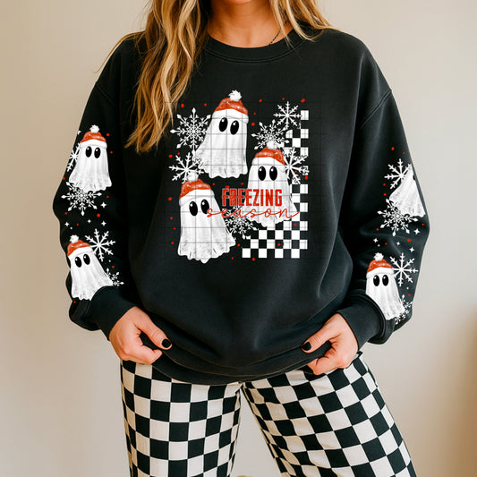 Freezing Season Ghost DTF Print