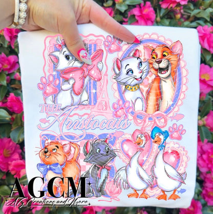 Coquette AristoCats DTF Prints