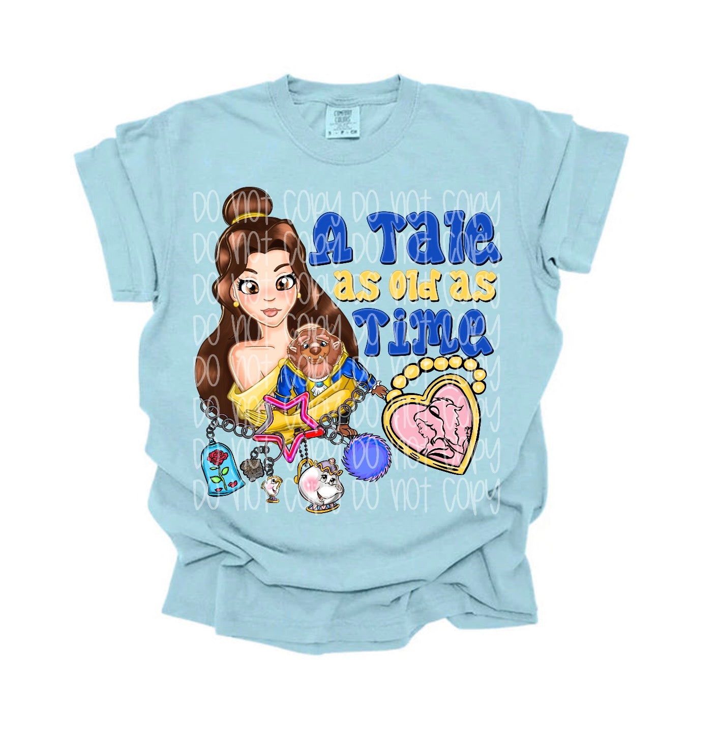 Tale As Old As Time Charms DTF Prints