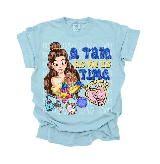 Tale As Old As Time Charms DTF Prints