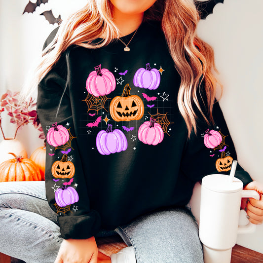Colorful Pumpkins DTF Prints
