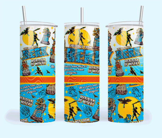 Greetings From Berk Tumbler Wrap