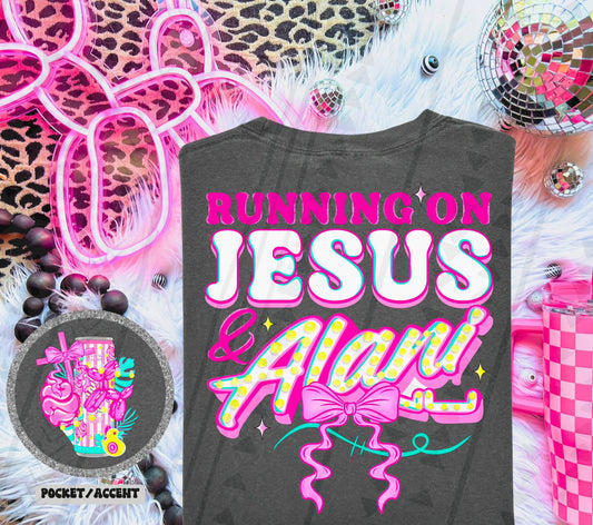 Running On Jesus and Alani DTF Prints