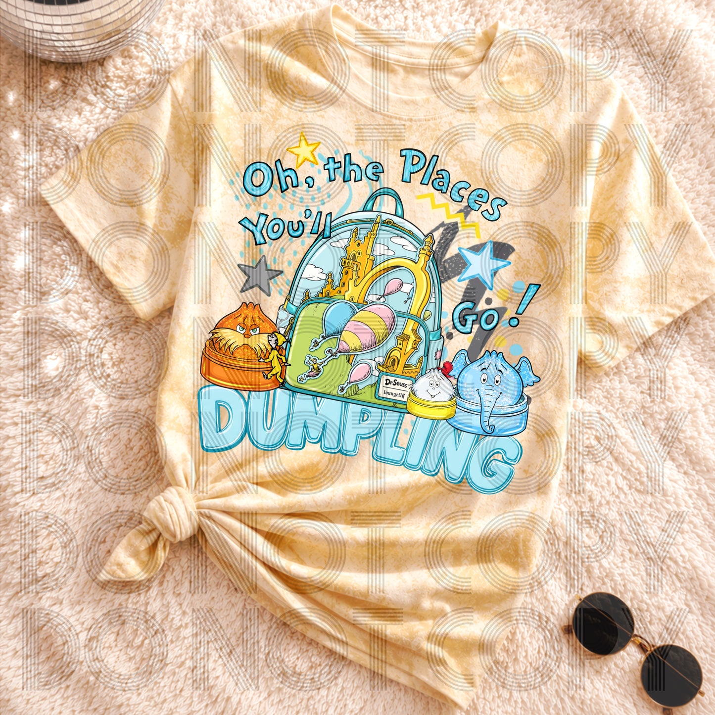 Oh The Places You’ll Go Dumpling DTF Print