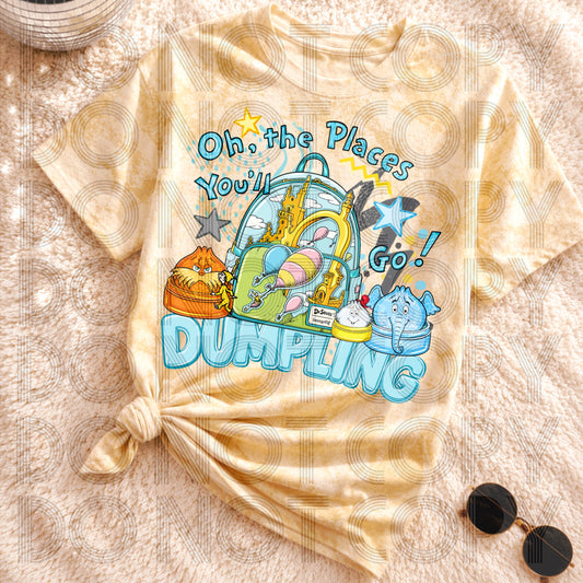 Oh The Places You’ll Go Dumpling DTF Print