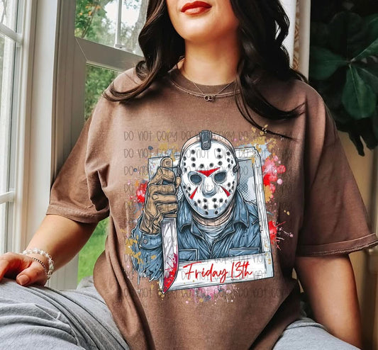 Friday The 13th Polaroid DTF Prints