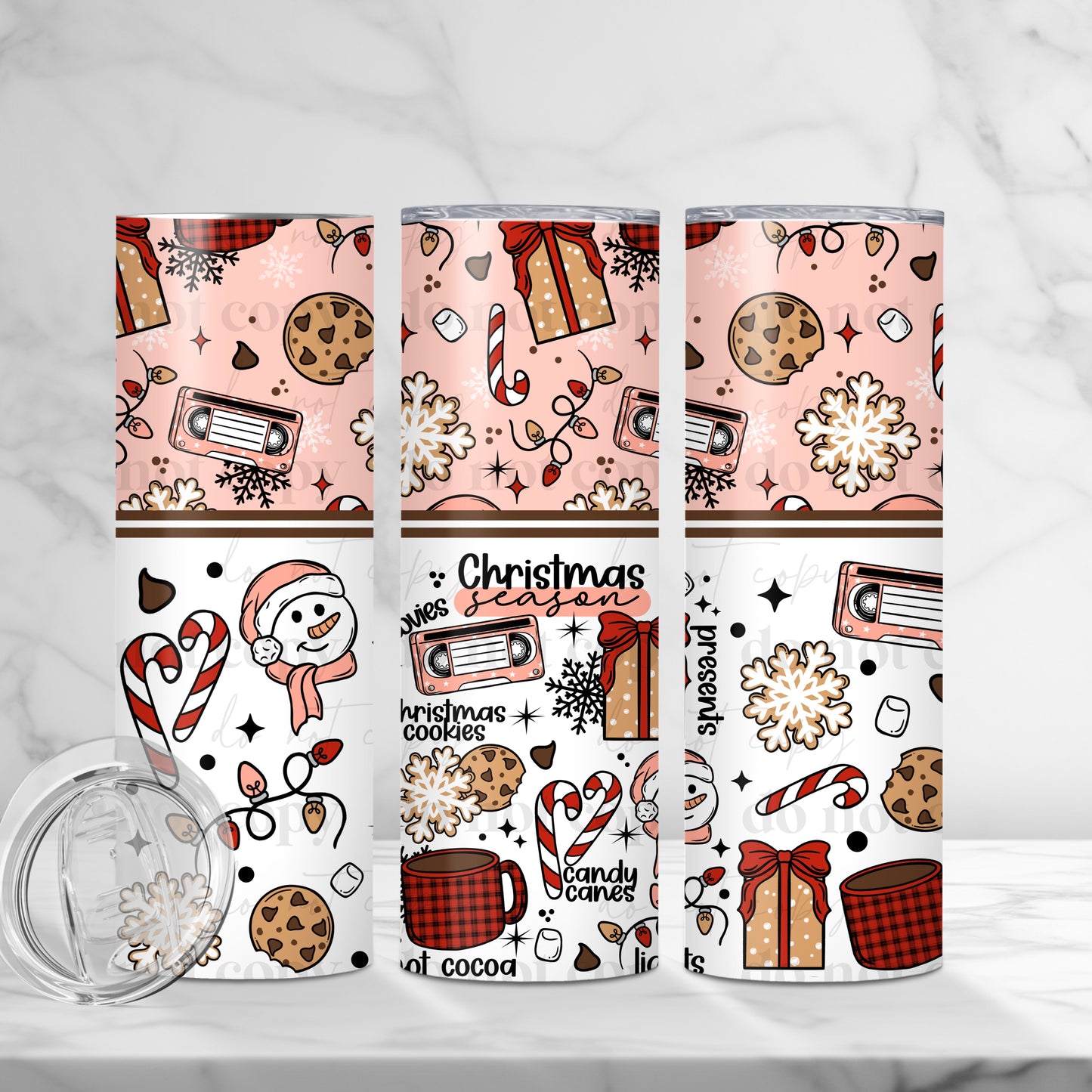Christmas Season Tumbler Wrap