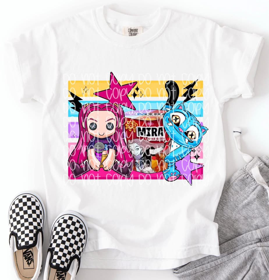 K-pop Mira Ramen DTF Prints