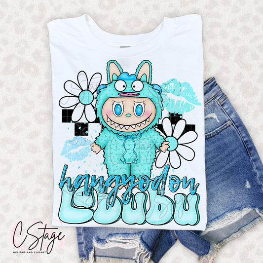 Hangyodon Labubu DTF Prints