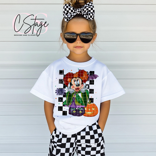 Hocus Minnie DTF Prints
