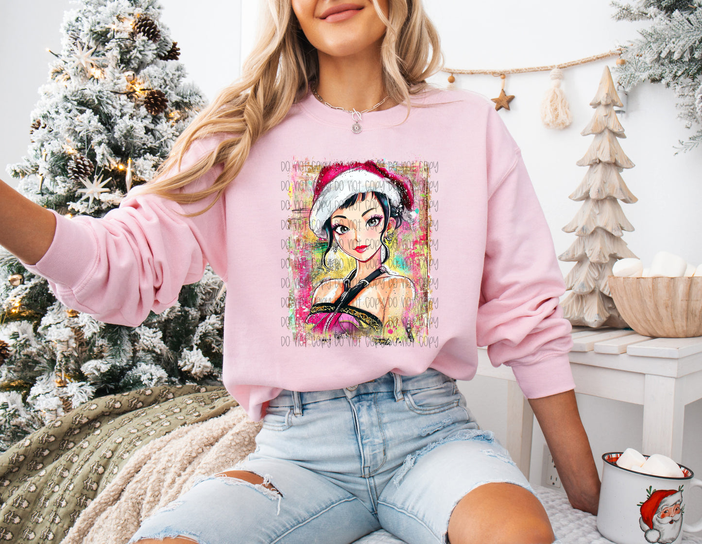 Kpop Christmas Zoey DTF Print