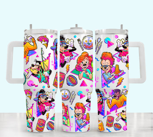 Bright Goofy 40 oz Tumbler Prints