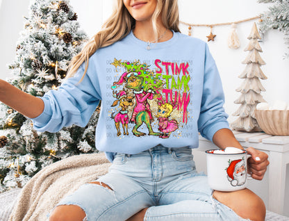Stink Stank Stunk Christmas DTF Print