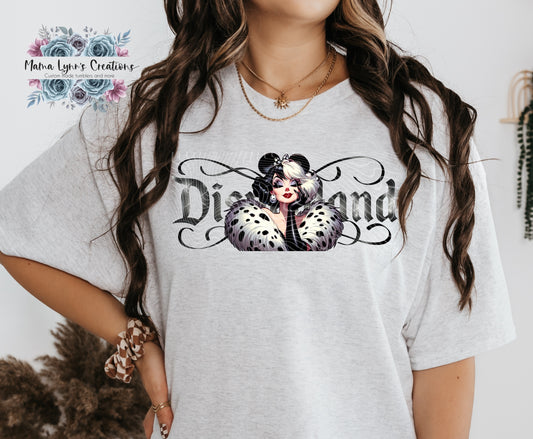 Dalmation Villain w/DLand DTF Print