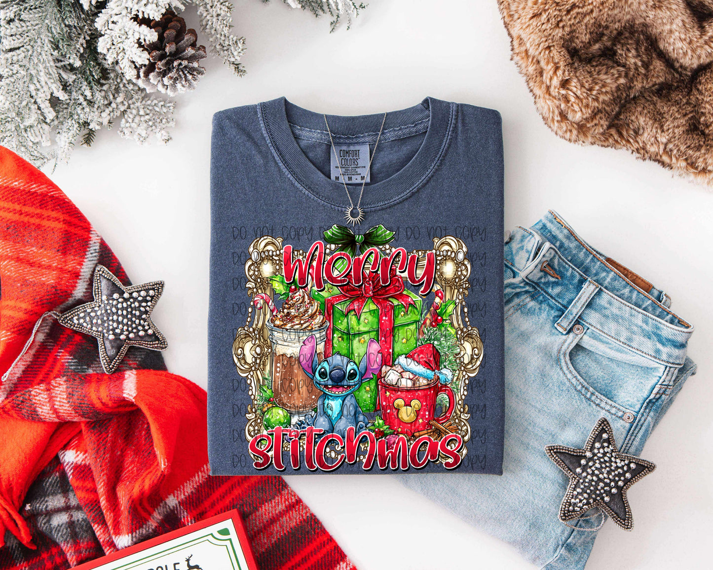 Merry Stitchmas DTF Print