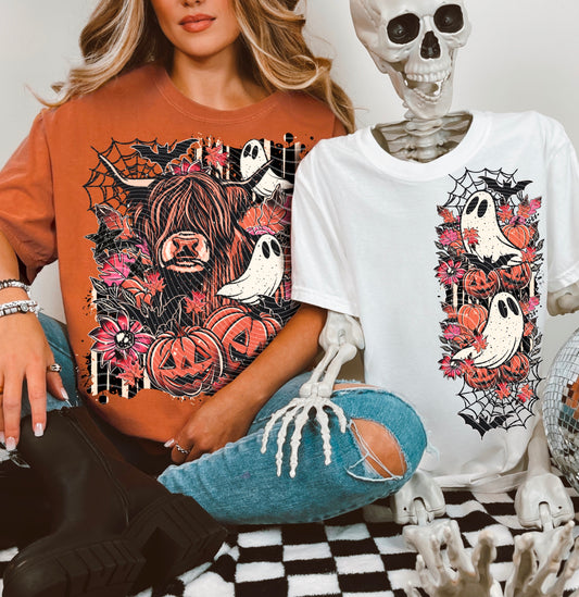Spooky Cow DTF Prints