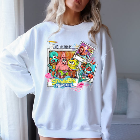 SpongeCrew Polaroid DTF Print