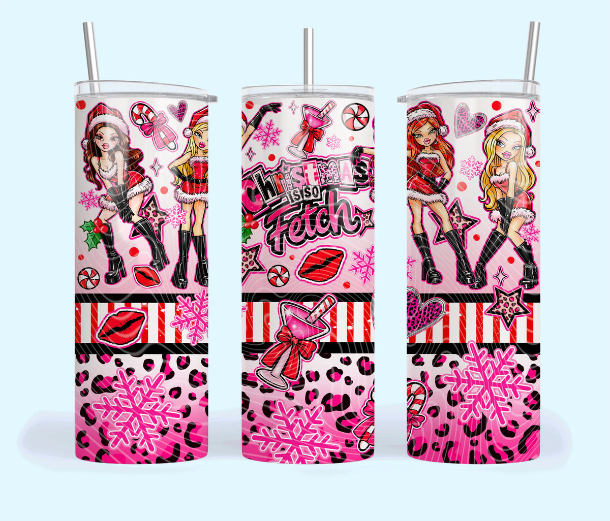 Christmas Is So Fetch Tumbler Wrap