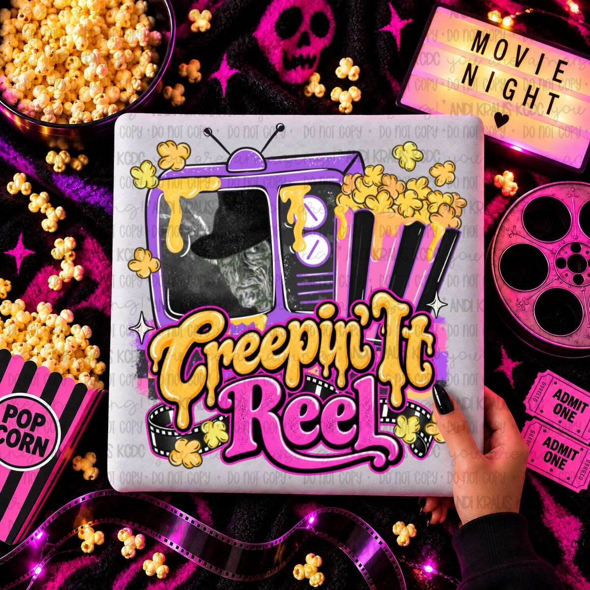 Creepin’ It Reel DTF Print