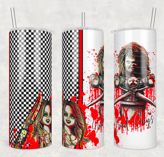 Horror Good Guys Tumbler Wrap
