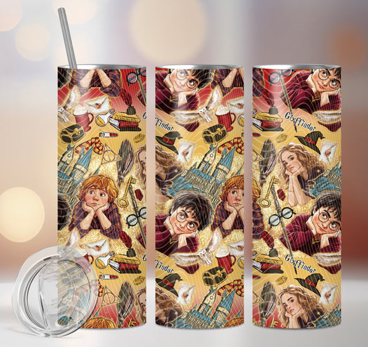 Polaroid Wizard Friends Tumbler Wrap