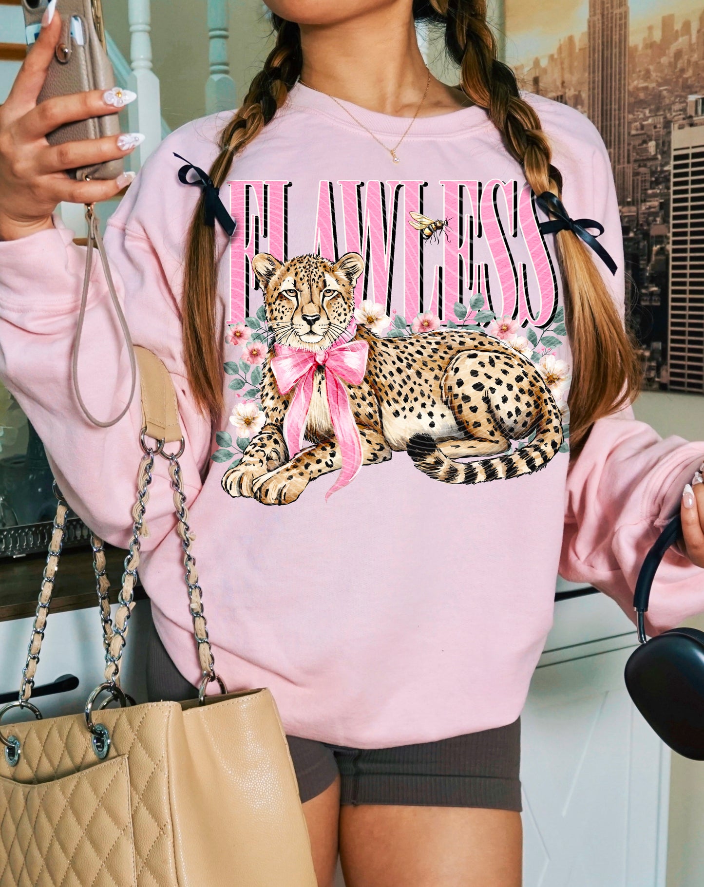 Pink Flawless Cheetah DTF Prints