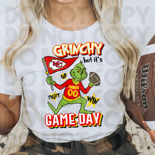 Grinchy But It’s Game Day DTF Prints
