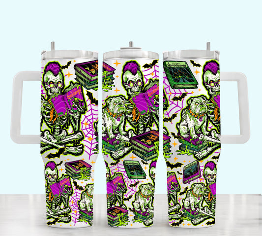 Goosebumps Book Club 40 oz Tumbler Prints
