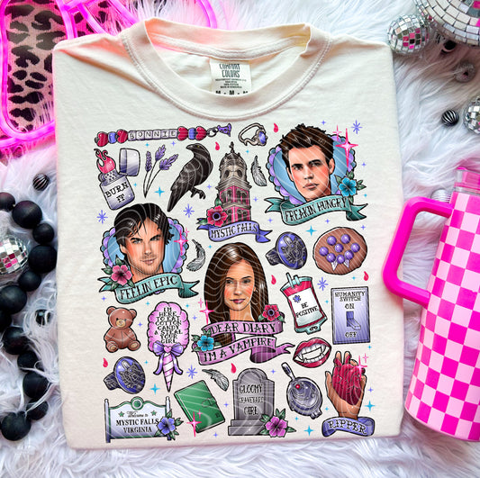 Dear Diary I Am A Vampire DTF Print
