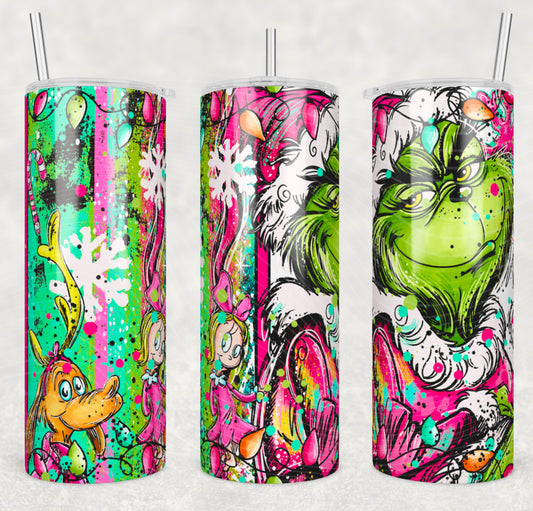 Mr Green Christmas Tumbler Wrap