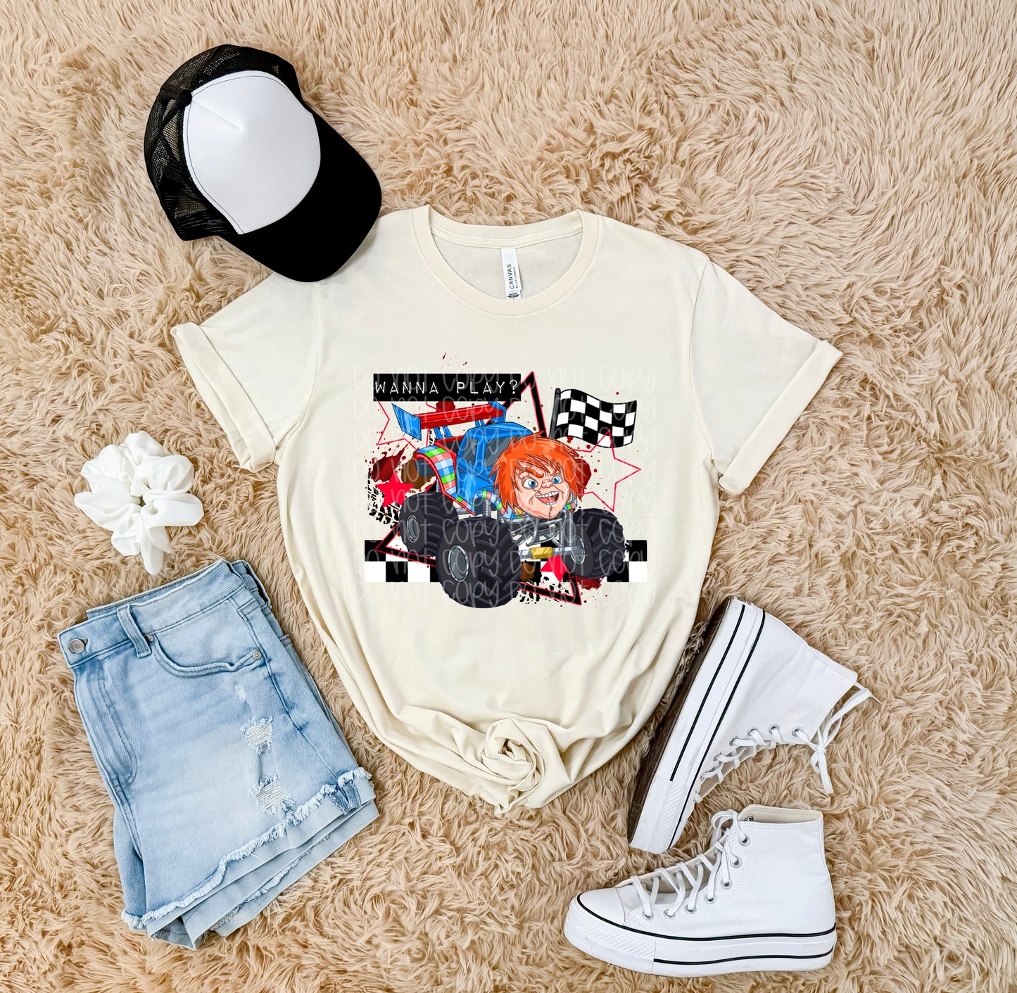 Chucky Monster Truck DTF Prints