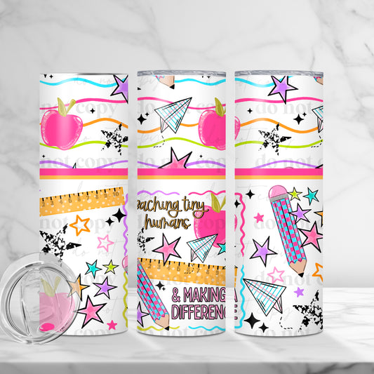 Teaching & Making A Difference Tumbler Wrap