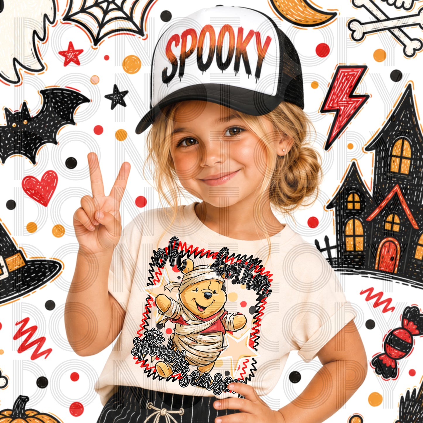 Oh Bother It’s Spooky Season DTF Print
