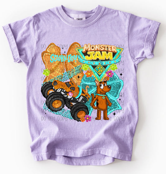 MJ Scooby Bow DTF Print