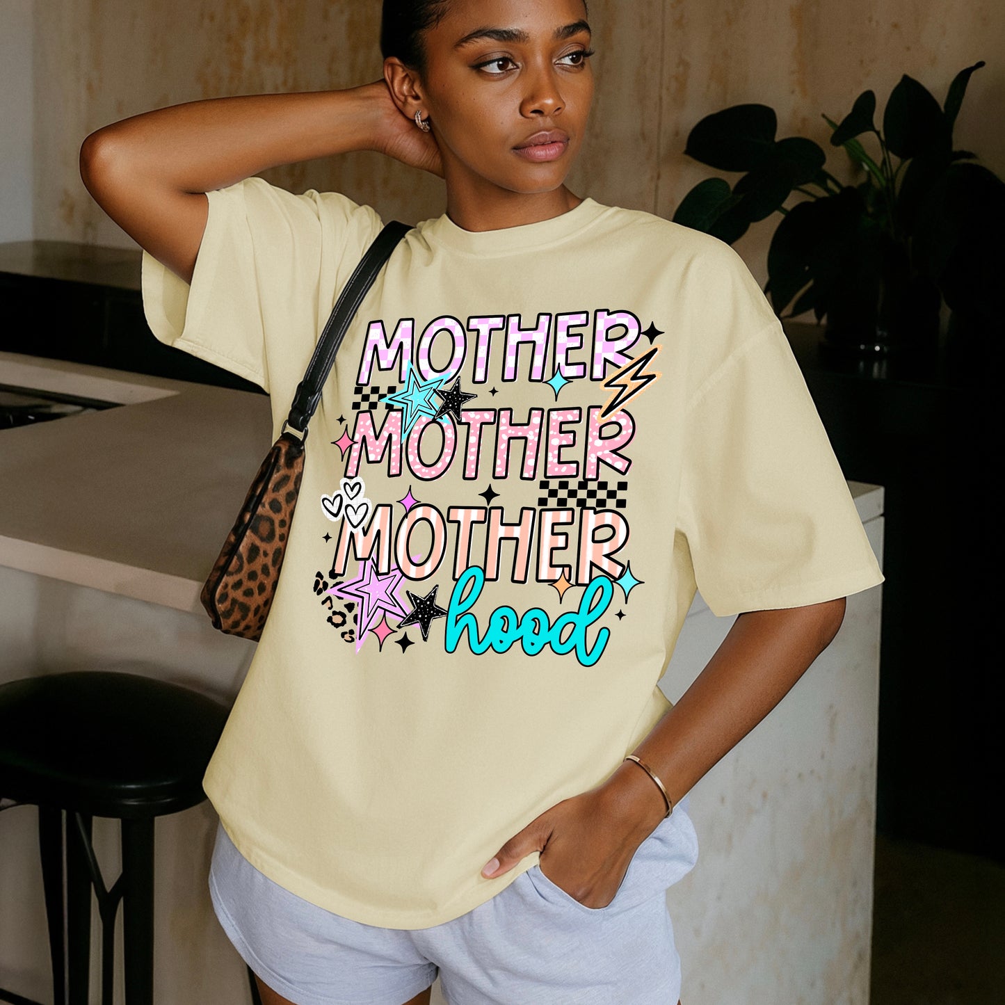 Motherhood Stacked DTF Print