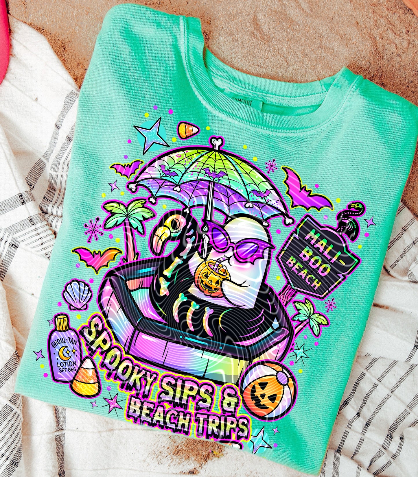 Mali-BOO Beach DTF Print