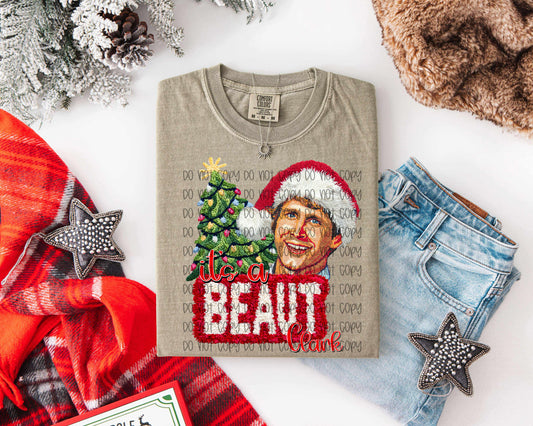 It’s A Beaut Clark Faux Yarn  DTF Print