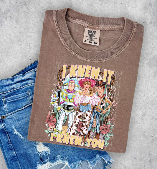 I Knew It I Knew You DTF Print
